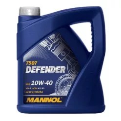 Mannol Defender 10W40 5L 7507 Olaj SL/CF A3/B3 (motorolaj)