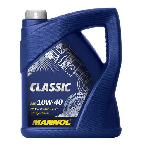 Mannol classic 10w40  5l 7501 sn/cf, a3/b4, rn0700, 505.00, 229.1