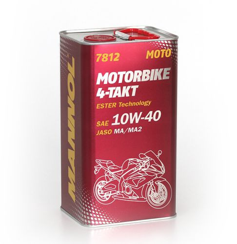 Mannol 4-takt motorbike 4t 10w40  4l 7812 olaj ester bázisú