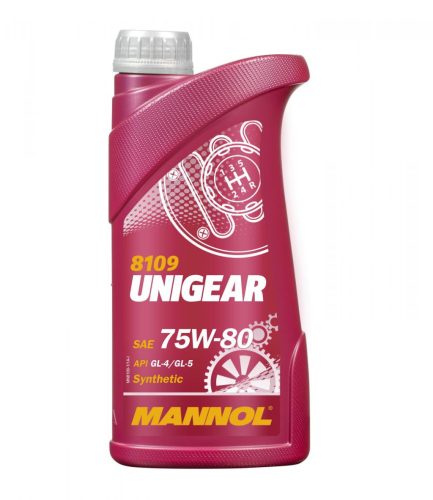 Mannol unigear 75w80 1l 8109 gl4/gl5