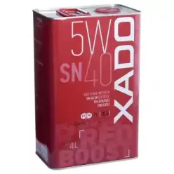   XADO Synthetic 5W-40 – motorolaj, 4 liter (SN/CF, MB 229.1/229.3, VW 502.00/505.00)