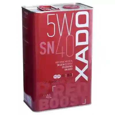 XADO Synthetic 5W-40 – motorolaj, 4 liter (SN/CF, MB 229.1/229.3, VW 502.00/505.00)
