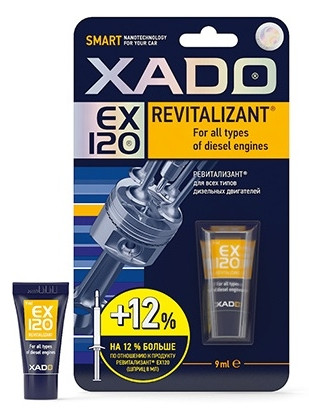 Xado kerámia gél diesel  9ml 10334 ex120 tubus sárga