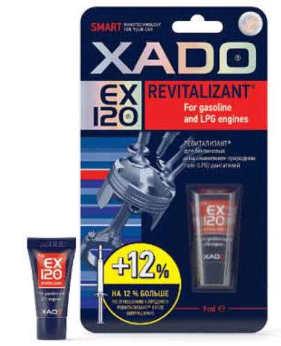 Xado kerámia gél benzin  9ml 10335 ex120 tubus piros benzin motorhoz