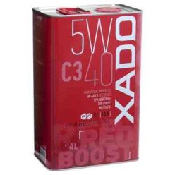   Xado synthetic 26222 5w40 4l sn/sm/cf c3 mb229.31 bmw ll04 vw502/505.01 vss-m2c917/a