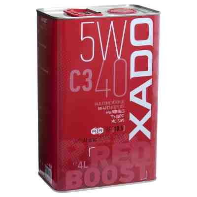 Xado synthetic 26222 5w40 4l sn/sm/cf c3 mb229.31 bmw ll04 vw502/505.01 vss-m2c917/a