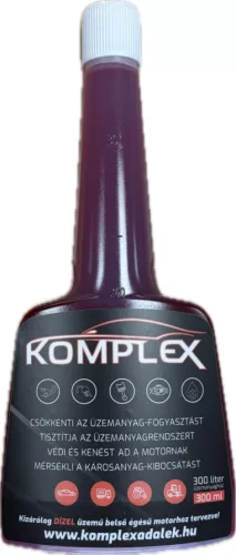 Komplex dízel üzemanyag adalék 300 ml