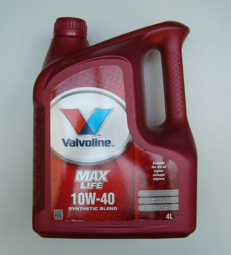 Valvoline MaxLife 10W40 4L A3/B4 MB-229.3 VW502.00/505.00 RN0710 (motorolaj)