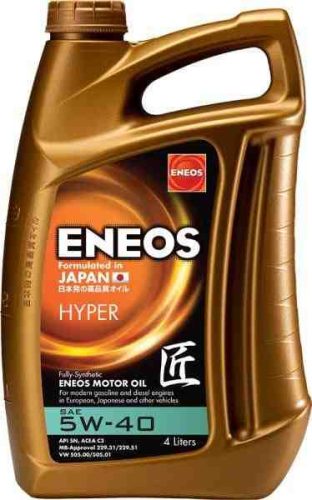 Eneos hyper 5w40  4l sn/cf c3 vw505.01 mb229.51 dexos2 rn710