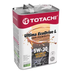   Totachi Ultima Ecodrive L 5W30 4L SN/CF ACEA C3 Dexos2 MB 229.51 502/505.01 PSA Fiat (motorolaj)