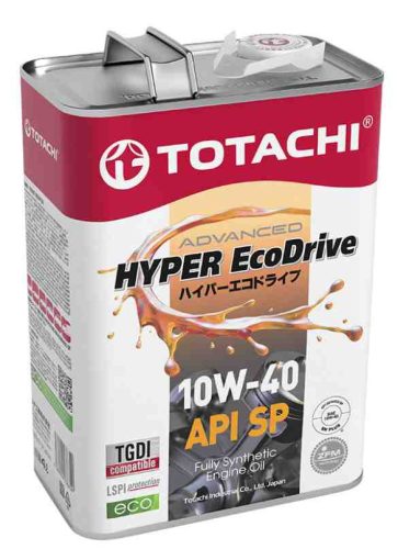 Totachi hyper ecodrive 10w40 4l api sp sn plus