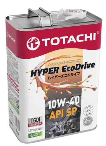Totachi Hyper Ecodrive 10W40 4L API SP SN Plus (motorolaj)