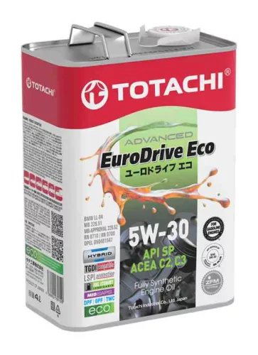 Totachi Eurodrive ECO 5W30 4L API SP ILSAC GF-6A ACEA C2 C3 LL04 MB 229.52 (motorolaj)