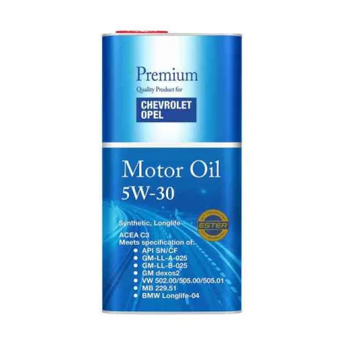 OEM FF Opel Gyári Olaj 5W30 5L 6717 API SN/CF ACEA C3 GM Dexos2 GM-LL-A-025 GM-LL-B-025 (motorolaj)