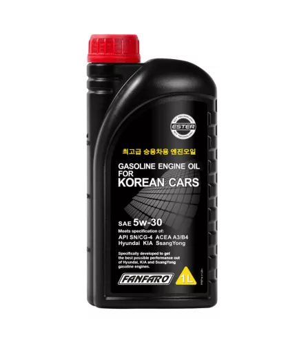 OEM FF Hyundai Kia SsangYong Gyári Olaj 5W30 1L 6714 API SN/CG-4 ACEA A3/B4 (motorolaj)