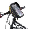 Wozinsky kerékpár kormánytáska 1 l telefontok fekete (WBB18BK)