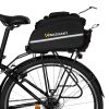 Wozinsky kerékpár kerékpártartó táska hátsó csomagtartó táska 35L palacktartóval, fekete (WBB19BK)