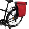 Wozinsky vízálló hátizsák kerékpár csomagtartóhoz kerékpártáska 2in1 23l piros (WBB31RE)