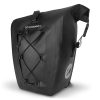 Wozinsky vízálló kerékpáros táska 25l fekete (WBB24BK)