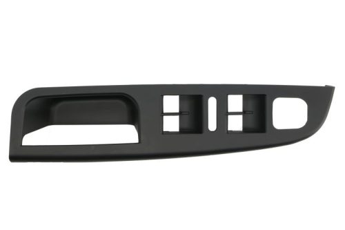 Volkswagen Jetta III (2004-2010) - Ajtó behúzó borítás - első, belső, bal, fekete - BLIC