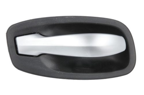 BMW 5 (E60, E61) (2001-2010) - Kilincs - első, hátsó, belső, bal, ezüst, fekete - BLIC