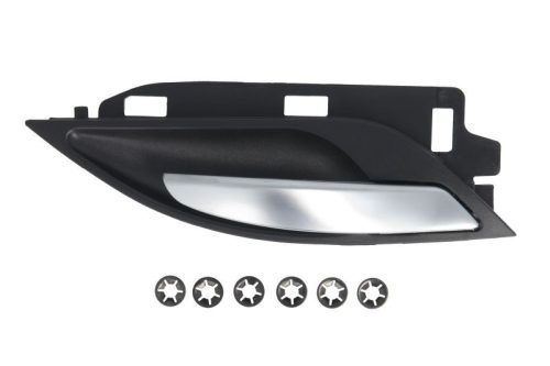 BMW X1 (E84) (2009-2015) - Kilincs - első / hátsó, belső, jobb, ezüst / fekete - BLIC