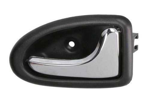 Renault Megane II (2002-2008) - Kilincs - első, belső, jobb, fekete, króm - BLIC