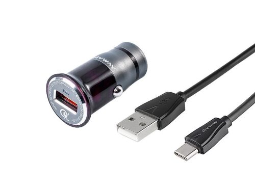 Szivargyújtó Elosztó 12 / 24V Usb Kábel> Usb-C Cm63001