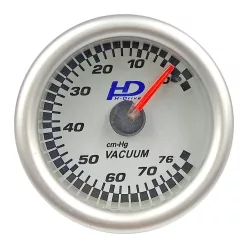 2" LED-es sport vákuummérő, ezüst