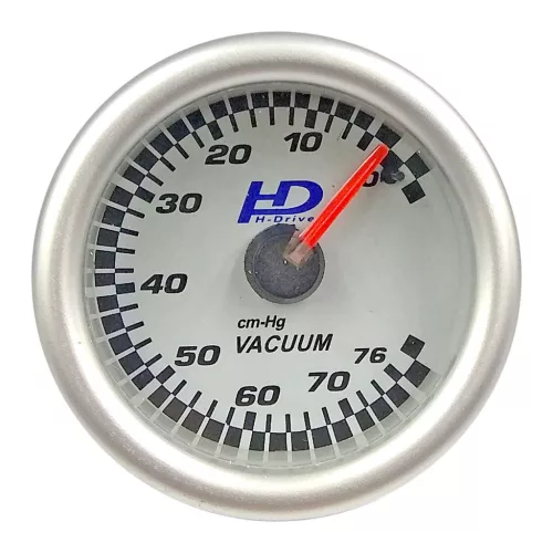 2" LED-es sport vákuummérő, ezüst
