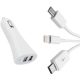 Telefontöltő  wf132a iphone 5 +mini usb + c    