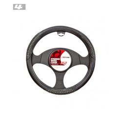 Kormányvédő 37-39cm masszírozós fekete – 4CARS 92230