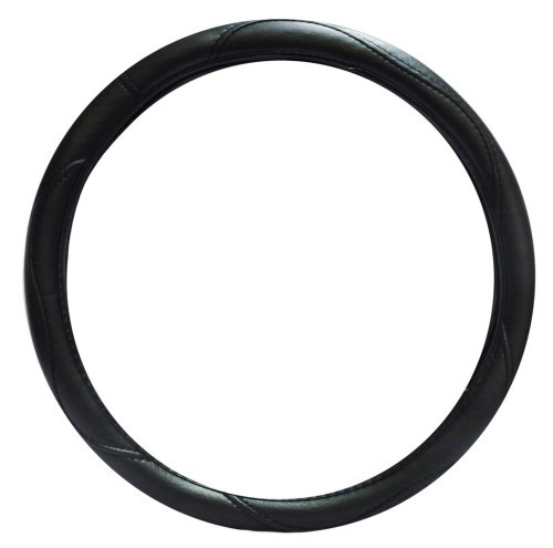 Kormányvédő – műbőr – fekete – 39–41 cm – (J-43130) (AP00129)