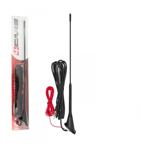 Erősítős tetőantenna 40 cm – VW Golf kompatibilis – 93220