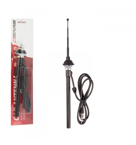 Teleszkópos krómozott autóantenna – 94 cm