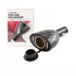 Szivargyújtó elosztó 1-es + 2 USB 94517