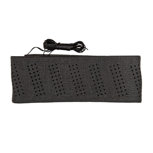 Kormányvédő 41-43cm fűzős műbőr – 94111