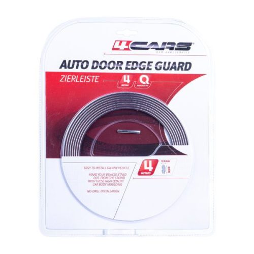 Öntapadós króm ütközésvédő csík, 4 x 3,5 mm, 4 m