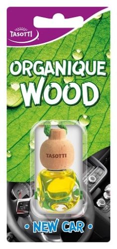 Tasotti Organiqe Wood - Fakupakos Illatosító - New Car - 7ml