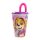 Vízespohár szívószállal gyerekeknek STOR 74530 430 ml Paw Patrol Skye (rózsaszín)