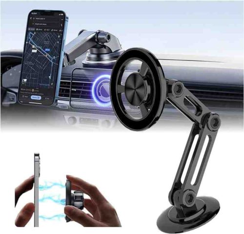 Prémium Univerzális 360°-os mágneses telefontartó, JY23-23 (W16401)