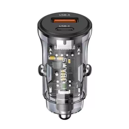 Autós gyorstöltő 07AC – 20W – Quick Charge 3.0 – 12-24V