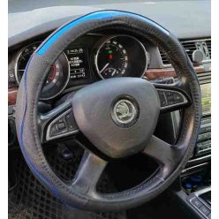   Univerzális kormányvédő 38cm fekete/kék (2396BL) autolife