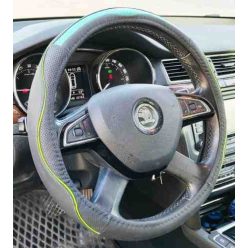   Univerzális kormányvédő 38cm fekete/zöld (2396GR) autolife