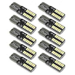   LED T10-3014-24 SMD – fehér – 12V – T10-4014-24SMD – 19032