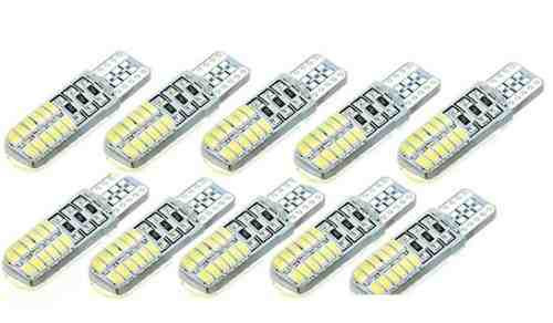 LED T10-3024 SMD – szilikon – fehér – 12V – T10-3024SMD – 19063
