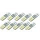 LED T10-3024 SMD – szilikon – fehér – 12V – T10-3024SMD – 19063