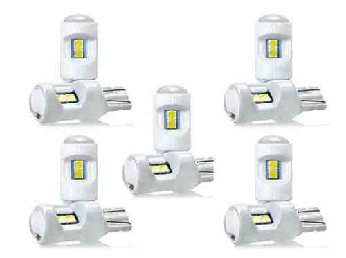 T10-3030-6 SMD fehér LED izzó 12V – T10-3030-6SMD / 19070