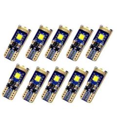   LED T10-3535-3 SMD fehér CANBUS 12-24V (T10-3535-3SMD) 10db/csomag 19353