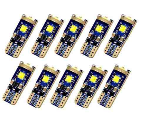 LED T10-3535-3 SMD fehér CANBUS 12-24V (T10-3535-3SMD) 10db/csomag 19353